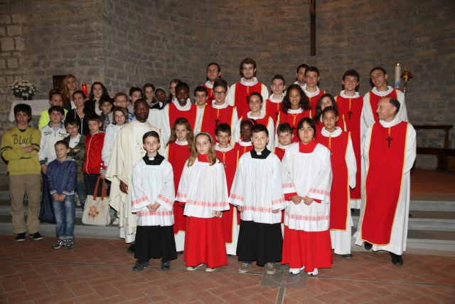 Une belle messe et un superbe accueil à San Donato in Polverosa