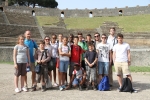 La Mané dans l'amphithéâtre de Pompei. 